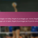 Punteggio nel Volley: Regole di punteggio per i tornei, Regole di punteggio per le leghe, Regole di punteggio per le partite amichevoli